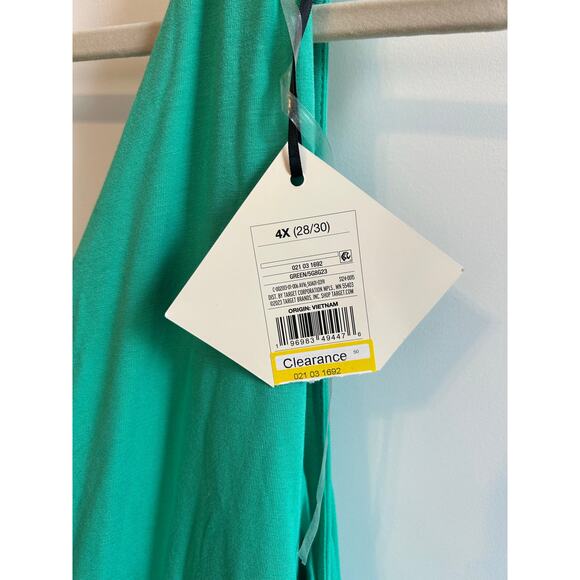 Ava & Viv Turqoise Midi Dress Spring 4XL New with Tags - Picture 5 of 5